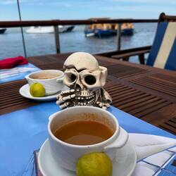 Nach dem Schnorcheln gab es Mittagessen.