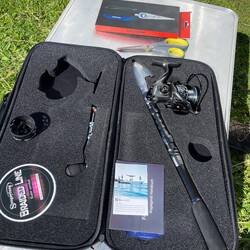 ..das erste Angel🎣Zeug seines Lebens!👏🏻😆