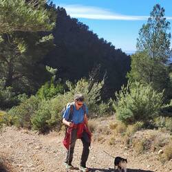 Sie geht stramm bergauf.