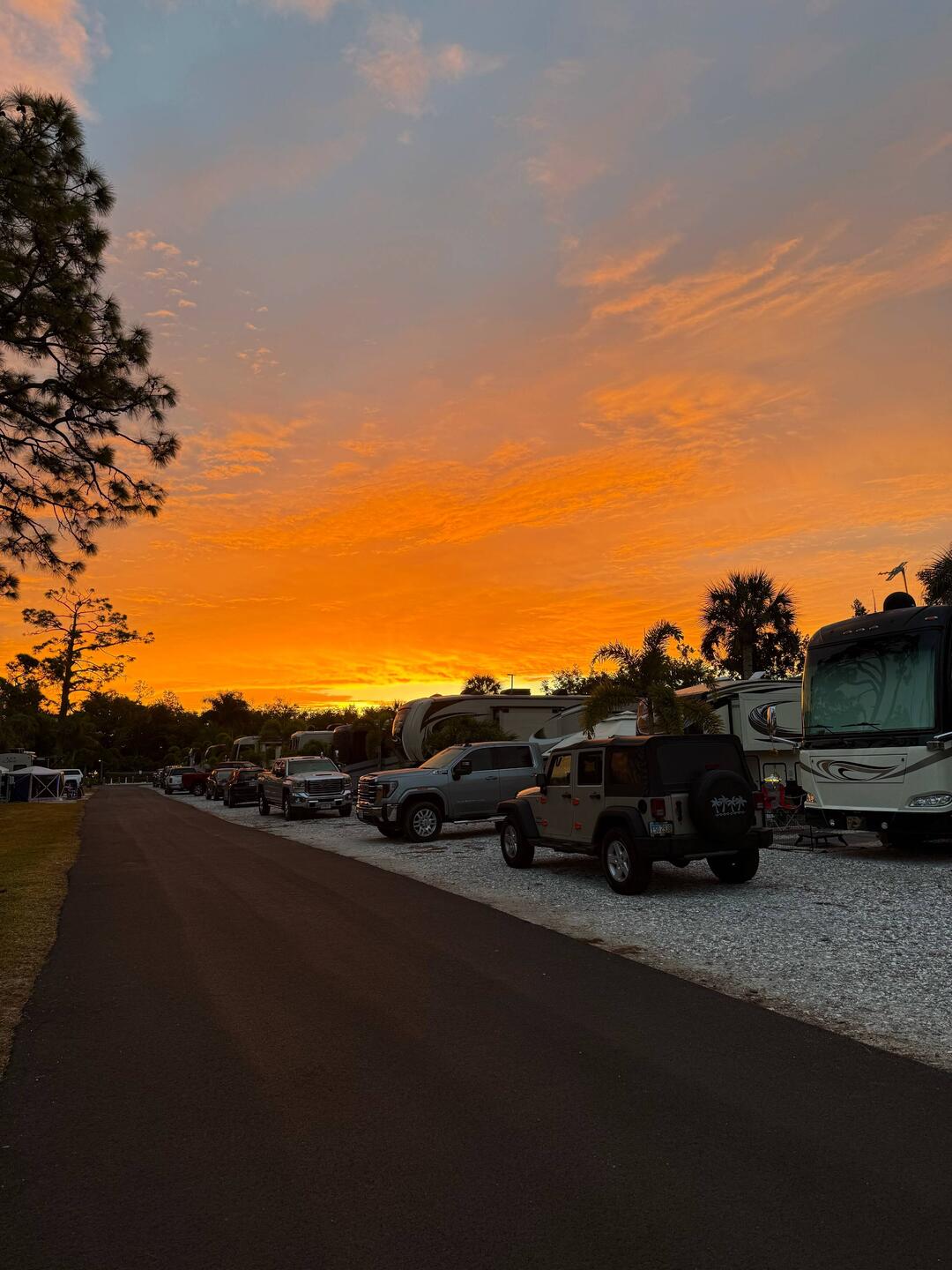 Morgenrot schlecht Wetter droht