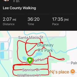 Wir haben es noch geschafft vor dem Regen unsere Runde zu drehen