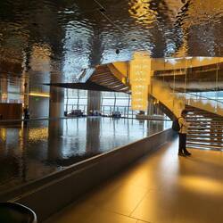 Qatar Airways lounge in Doha Airport is HUGE!