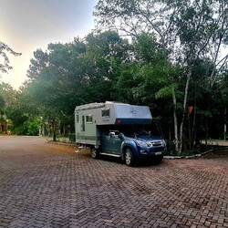 Unser Stellplätzli in Tulum