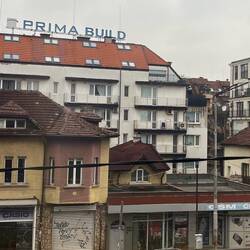 View from my Sofian window - if only the works in Vlissingen were prima built ;-)