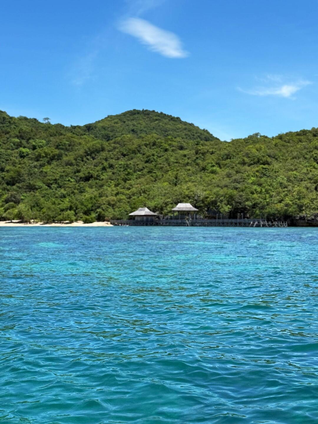 The pier at Pantai Rangko
