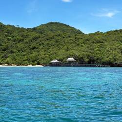 The pier at Pantai Rangko