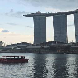 Blick über die Marina Bay