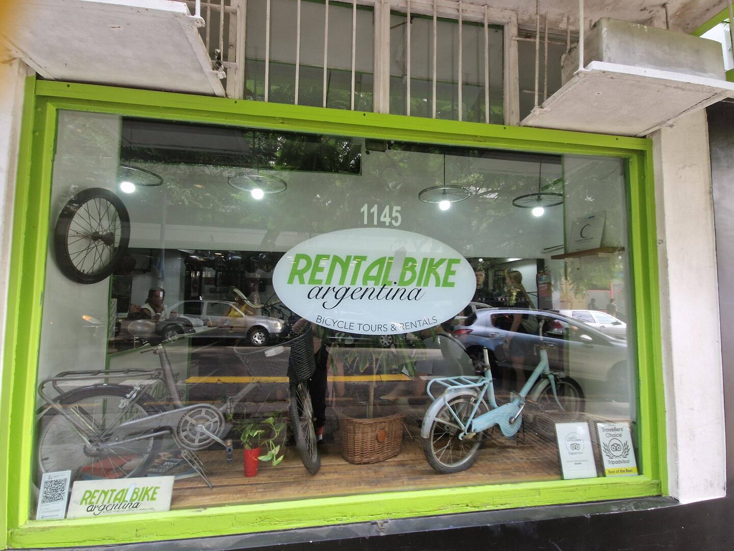 Bike rental shop