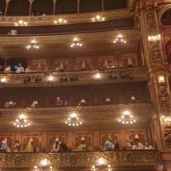 Teatre Colon at the end of the show