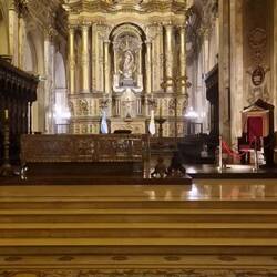 Music started suddenly in the Cathedral with the Organ ,which was a curve ball