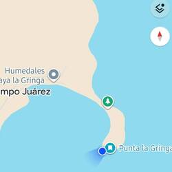 Here's a map to illustrate my location on the hike