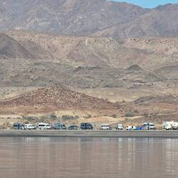 From across the water