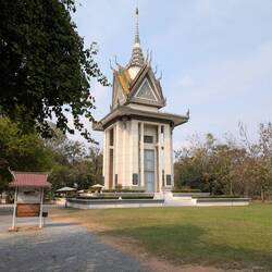 Gedenk Stupa auf den Killing Fields