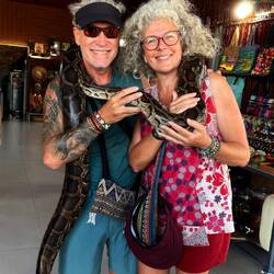 Rencontre avec un joli python ❤️