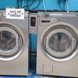 Die meisten Maschinen sind "out of order".