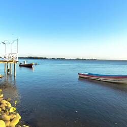 An der Lagune von El Zapote, El Salvador