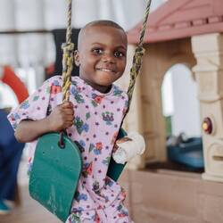 Fun with the patients on the veranda deck!