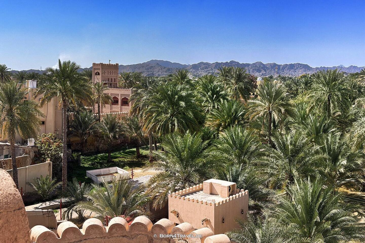 Blick auf das Al Dar Inn - unser Hotel