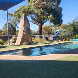 Pool at Horsham Holiday Park on way home