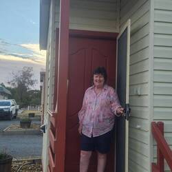 Cabin at the Horsham Holiday Park on the first night