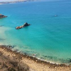 Beautiful secluded beach on Phillip Island at the Cape Woolamai Nature Park