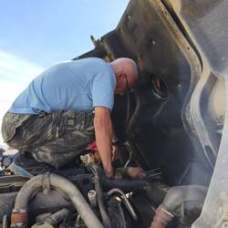 Erstmal alles reparieren, Öl-u. Wasserschlauch