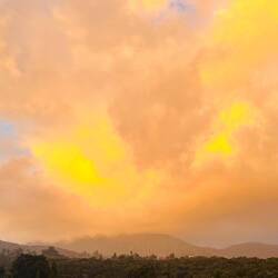 Abendstimmung über den Highlands
