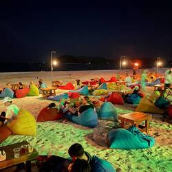 Strandbar in Pantai Cenang