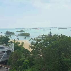 Massenhaft Schiffe wieder auf Reede