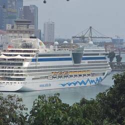 Unser Schiff ist überall zu sehen