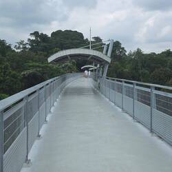 Skywalk zum Fort Siloso