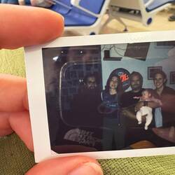 Julian with his wife and little Kailani