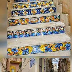 Viele schöne Treppen