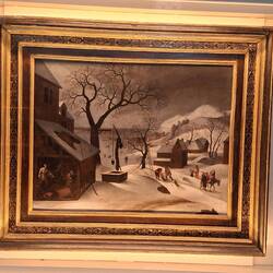 Un des 12 tableau de Abel Grimmer, XVIè siècle