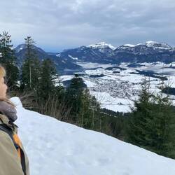Blick vom Karkogel ins Tal nach Abtenau
