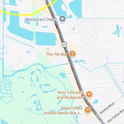 Knapp 3 Miles - alles auf Radweg neben dem Tamiami Trail (41) 😉