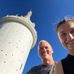 Diesen Turm haben wir erklommen...