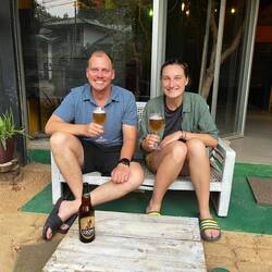 Wir sind raus aus der lauten Stadt, da müssen wir uns erstmal ausruhen.