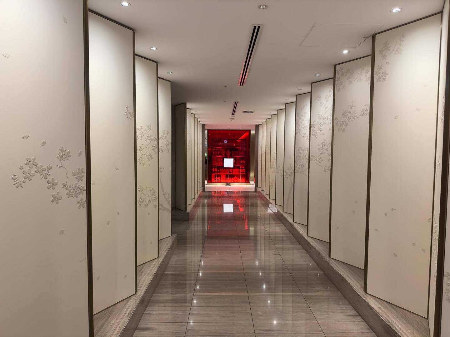 The Sakura First Class Lounge at Haneda.