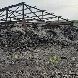 Ce bâtiment a été détruit par la lave en 2018