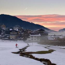 Abendstimmung im Winter