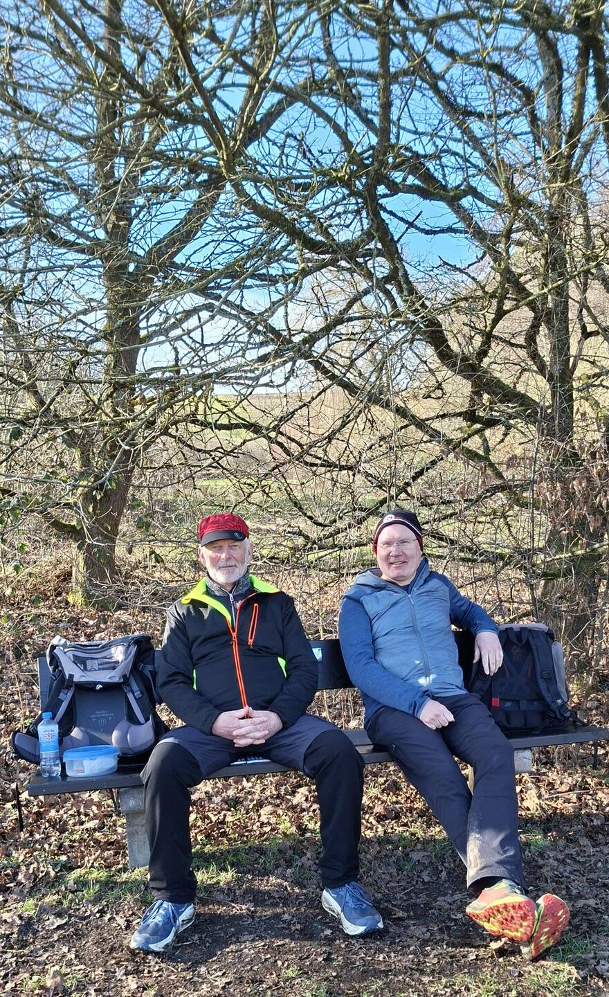 DüsselSieg begleitet mich auf dem ersten Grenzgang.