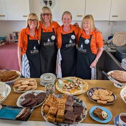 Near the penguins was a cafe with a bunch of homemade snacks and tea.