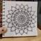 Vicky has been doodling mandalas during her rest days.