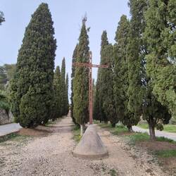 Weg zum Convento (gegründet 1601).