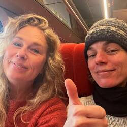 In de trein naar Parijs 👍🏼