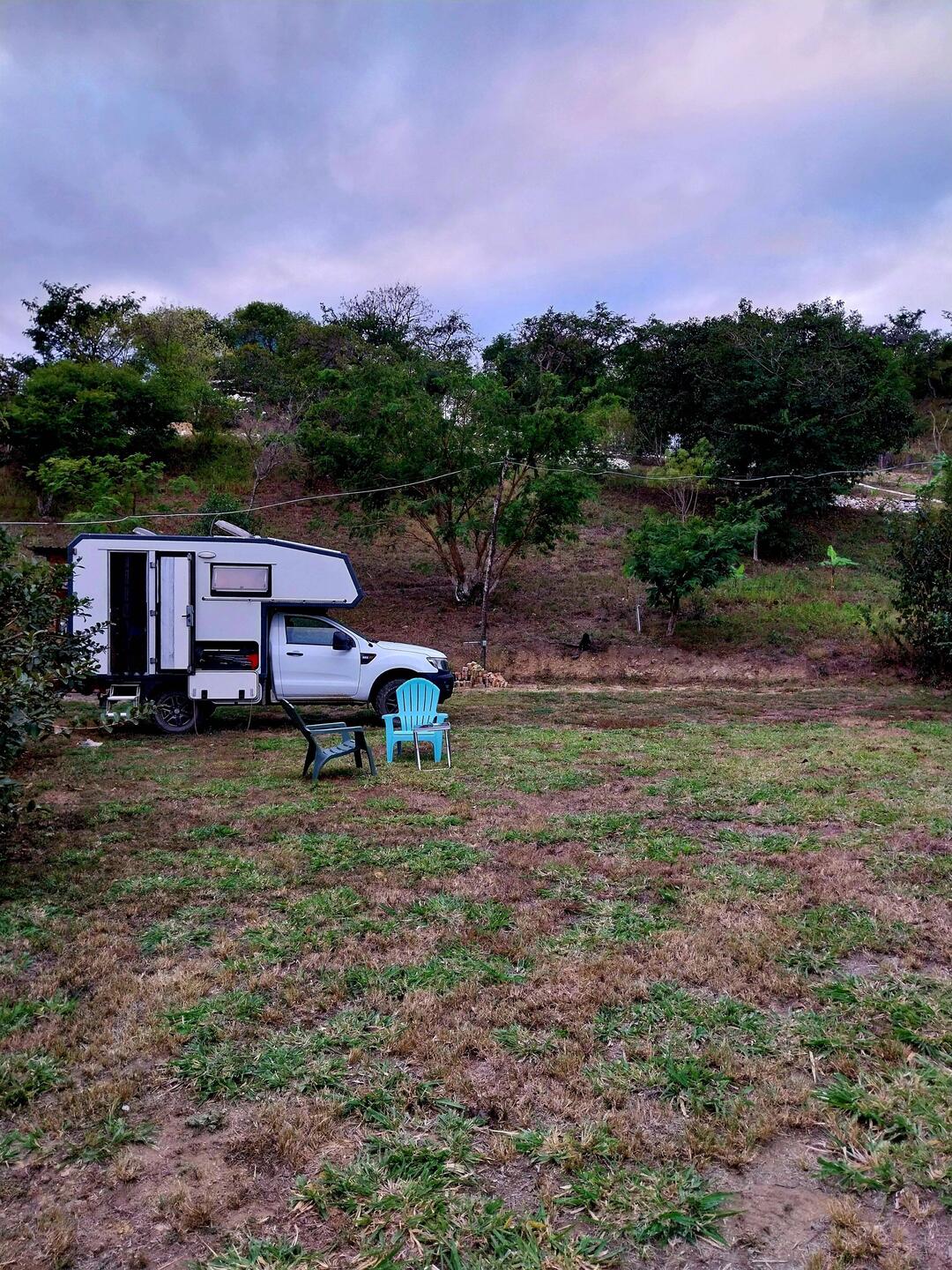 Übernachtung auf dem Campingplatz Luna del Puente
