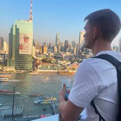 Bangkok 🏙️ Aussicht vom Einkaufs-Center 🏙️