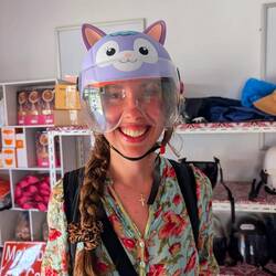 Koh-Lanta 🏝️☀️- für mich, Ricarda, gab's den Kinder-Roller-Helm 👶🏼