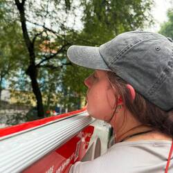 Bei einer Stadtrundfart viele neue Dinge gelernt (oder geschlafen)